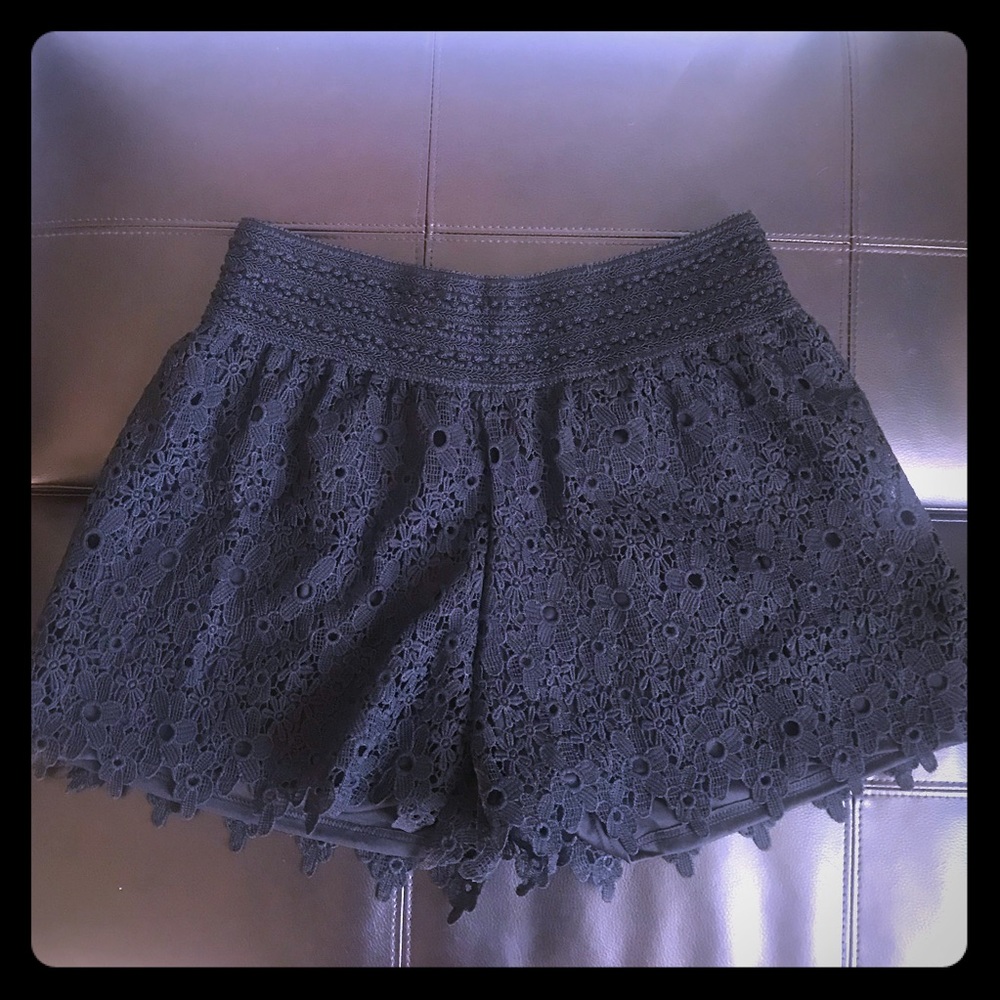 Detailed Lace Shorts